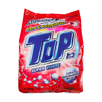 TOP Detergent Powder Super White 3.8KG