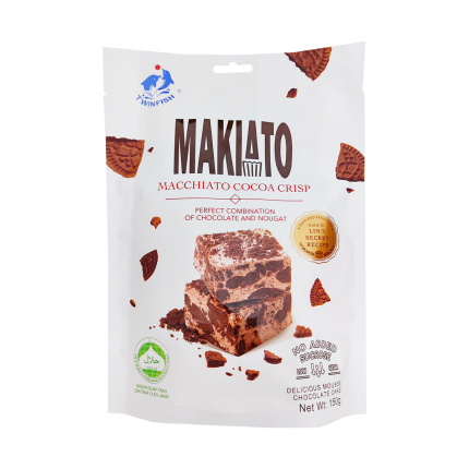TWINFISH Makiato Chocolate Nougat Crisp 150g