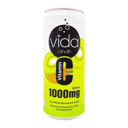 VIDA Vitamin C Kiwi Sparkling Drink 325ml