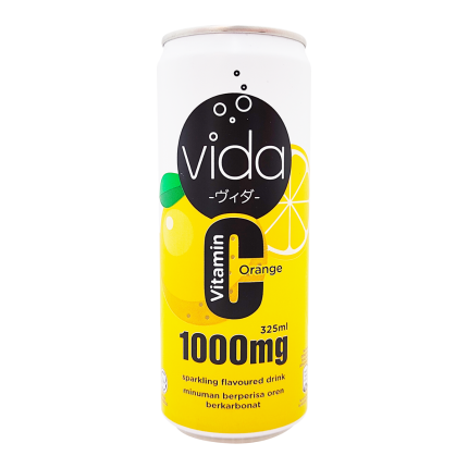 VIDA Vitamin C Orange Sparkling Drink 325ml
