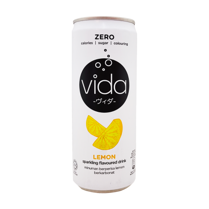 VIDA Zero Lemon Sparkling Drink 325ml
