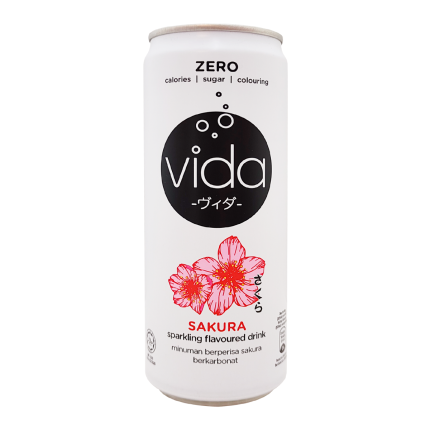 VIDA Zero Sakura Sparkling Drink 325ml