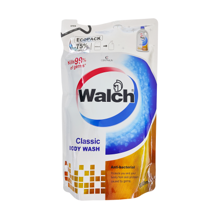 WALCH Anti Bacterial Body Wash Classic Refill 850ml