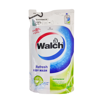 WALCH Anti Bacterial Body Wash Refresh Refill 850ml