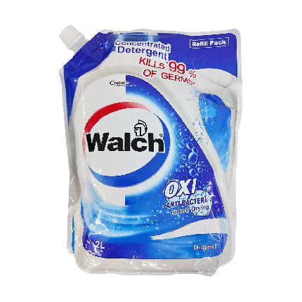 WALCH Liquid Detergent Anti Bacterial Original Refill 2L
