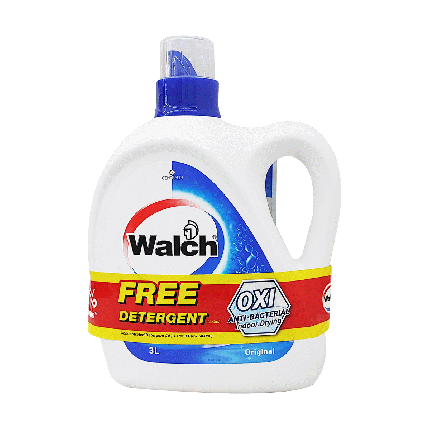 WALCH Liquid Detergent Anti Bacterial Indoor Drying (Original) 3L