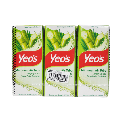 YEOS Sugar Cane Drink 6x250ml