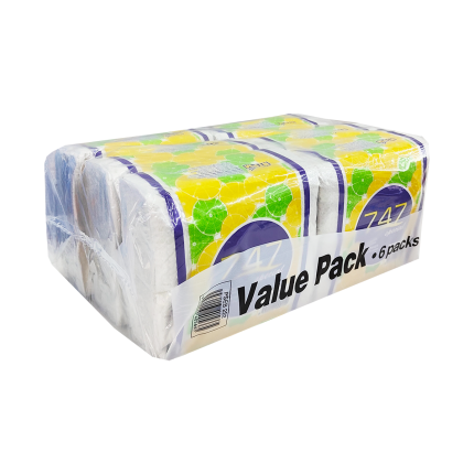 747 Quality Serviette 6x100g