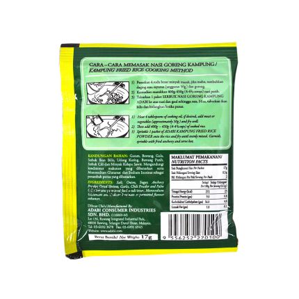 ADABI Perencah Nasi Goreng Kampung 17g