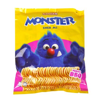 MAMEE Monster Snack BBQ Family Pack 8&#039;Sx25g