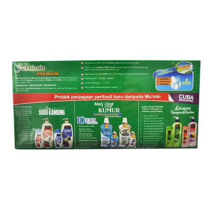MU'MIN Toothpaste Pudina Twin Pack (2s x 175g)