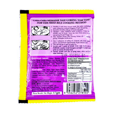 ADABI Perencah Nasi Goreng Tom Yam 17g