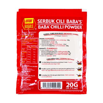 BABA'S Serbuk CIli 20g