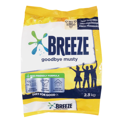 BREEZE Powder Goodbye Musty (Yellow) 2.1kg