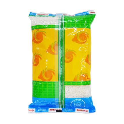 CAP RAMBUTAN Import White Rice 1kg