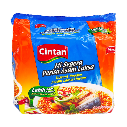 CINTAN Asam Laksa Soup Noodles 5x76g