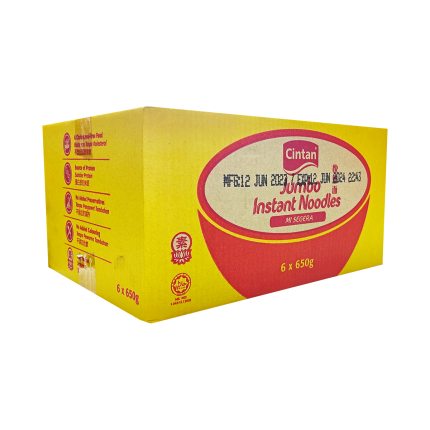 CINTAN Jumbo Instant Noodles 6 packs x 650g (Carton)