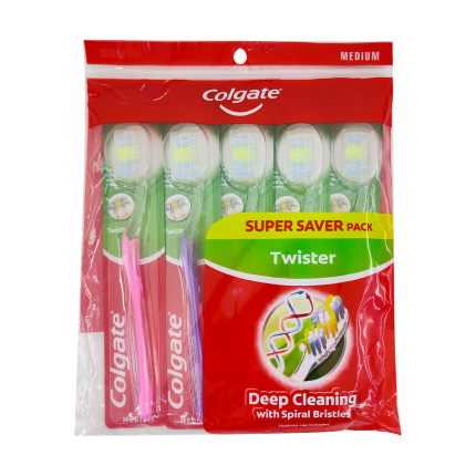 COLGATE Toothbrush Twister Deep Clean (Medium) 5s