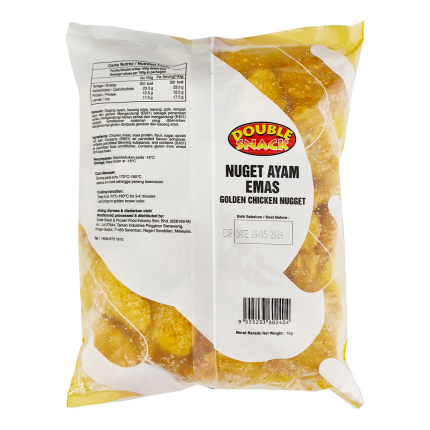 DOUBLE SNACK Golden Chicken Nugget 1kg