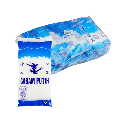 DOUBLE SWALLOW Garam Putih Beriodin 12x350g (Carton)