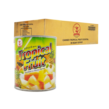 DOUBLE SWALLOW Tropical Fruit Cocktail 12x836g (Carton)
