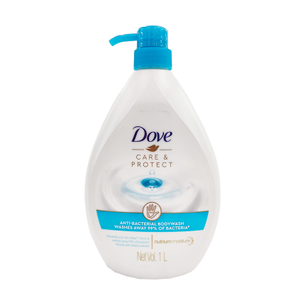 DOVE Anti Bacterial Bodywash Care &amp; Protect 1L