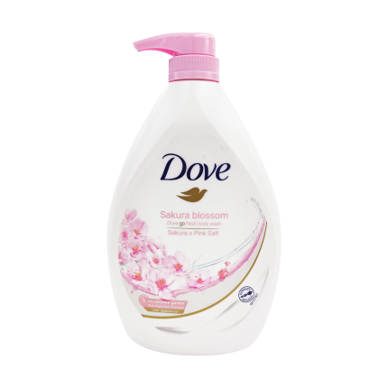 DOVE  Body Wash Sakura Blossom Sakura with Pink Salt 1L