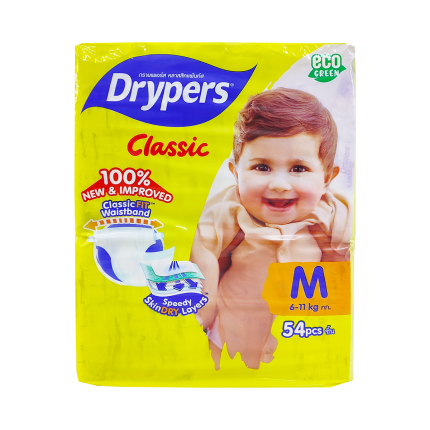 DRYPERS CLASSIC Diapers M54