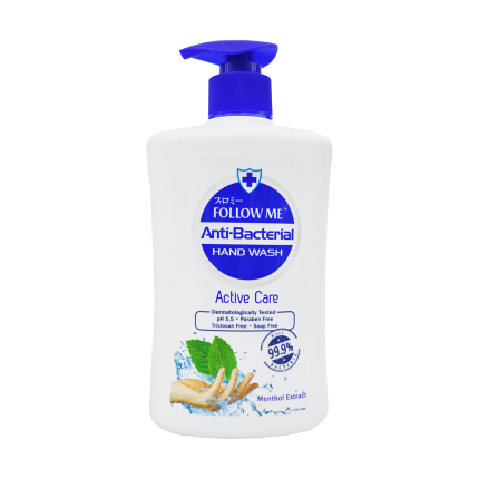 FOLLOW ME Anti Bacterial Handwash Active Care 450ml