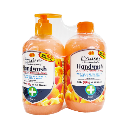 FRUISER Handwash Peach Twin Pack 2x500ml