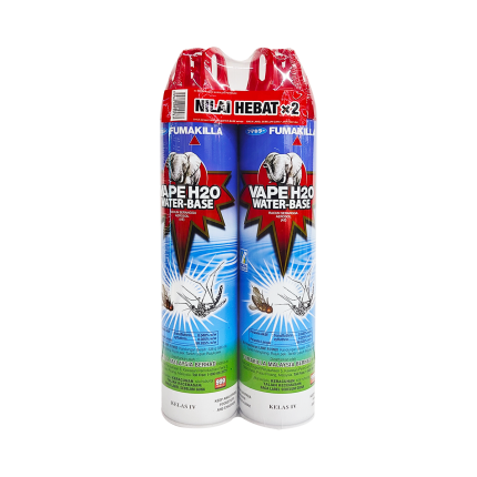 FUMAKILLA Vape H20 Waterbase Twin Pack 2x585ml