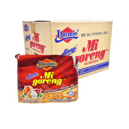 IBUMIE Mi Goreng Asli 12 packs 5x80g (Carton)