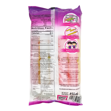 JERAM's Milk Ice Tube Fruit Flavoured Drink 10x45ml