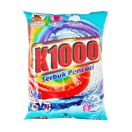 K1000 Detergent Powder Aqua Rose 5kg