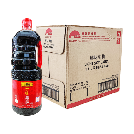 LEE KUM KEE Light Soy Sauce 6 x 1.9L (Carton)