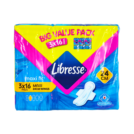 LIBRESSE Maxi Wing 24CM  3x16s