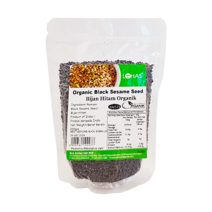 LOHAS Organic Black Sesame 200g