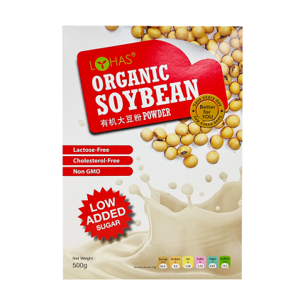 LOHAS Organic Soy Bean Powder Less Sugar 500g