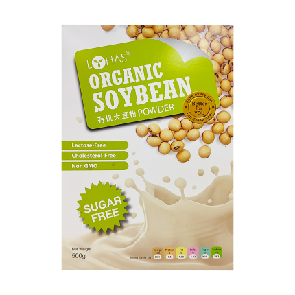 LOHAS Organic Soy Bean Powder Sugar Free 500g