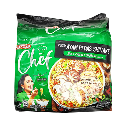 MAMEE Chef Spicy Chicken Shiitake 4x82g