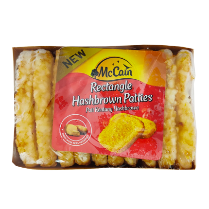 MCCAIN Rectangle Hashbrown Patties 10 pcs 650g