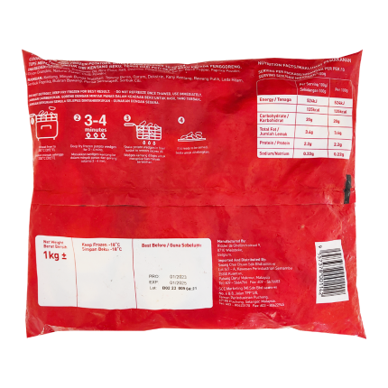 MEGA FRESH Spicy Potato Wedges 1kg