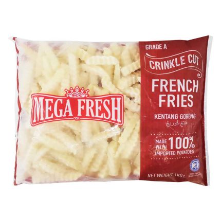 MEGA FRENCH FRIES CRINKLE CUT 1kg