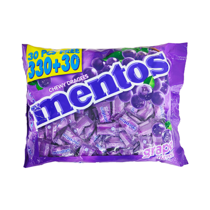 MENTOS Pillow Pack Grape 330pieces