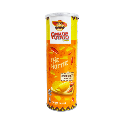 MISTER POTATO Crisps Hot and Spicy 125g
