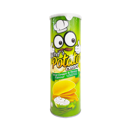 MYCHEF&#039;S Potato Crisps Sour Cream and Onion 160g