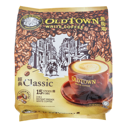 OLD TOWN 3in1 White Coffee Classic 15x35g