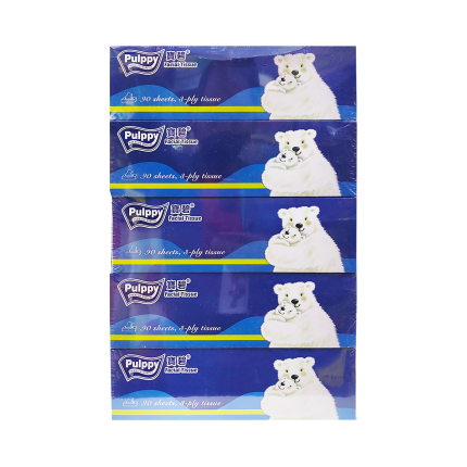 PULPPY 3PLY Facial Tissue 5X90S