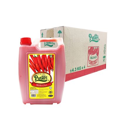 PUTERI Chili Sauce 4 x 4.3kg (Carton)
