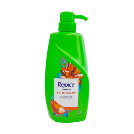 REJOICE Hair Shampoo Rich Soft Smooth with Argan Essence 600ml